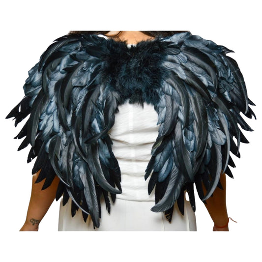 Flexible Marabou Feather Wings Black