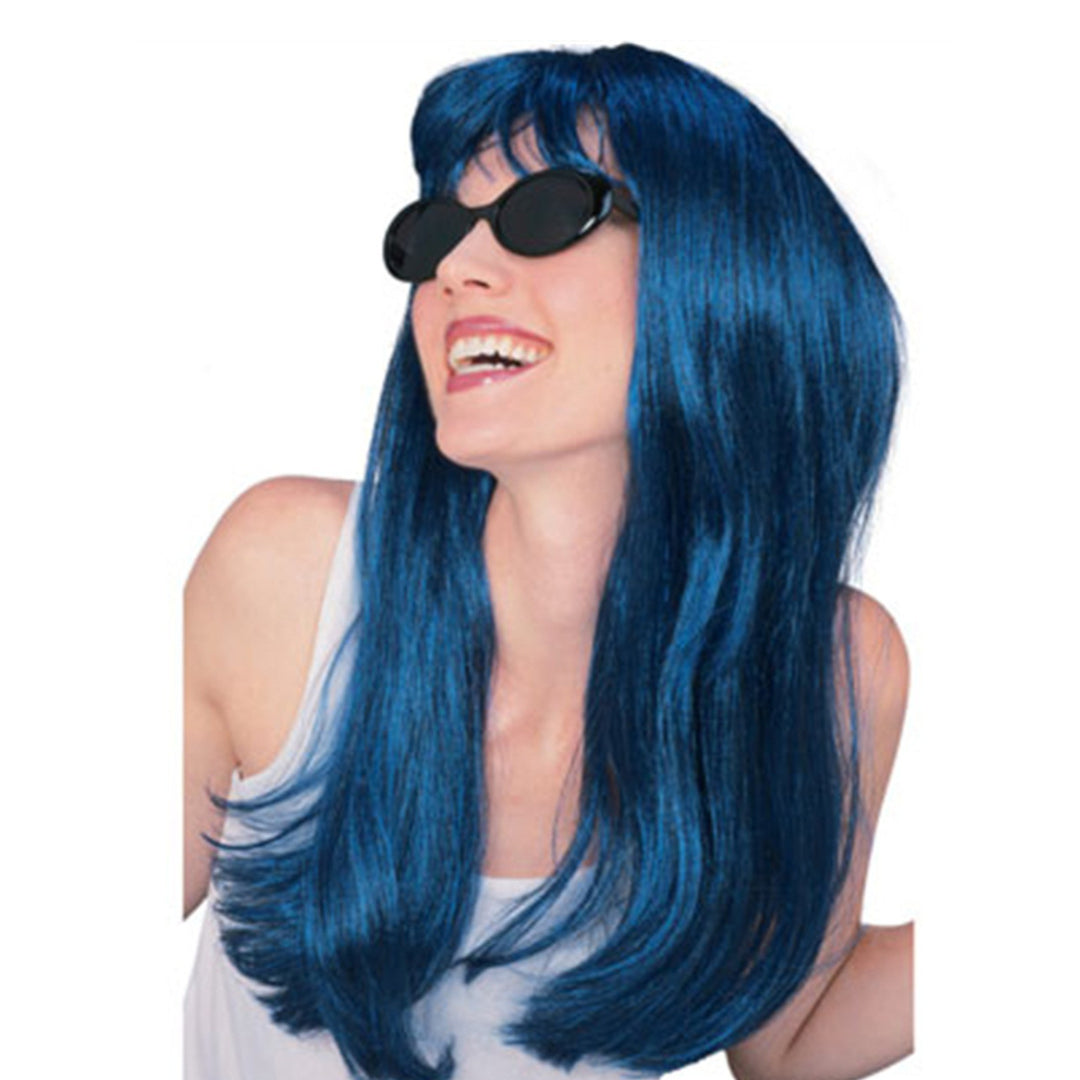 Glamour Wig Blue/Black