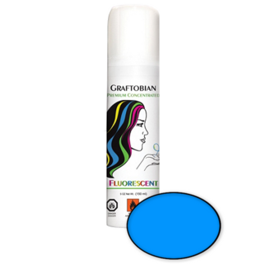Hair Spray Fluorescent Blue