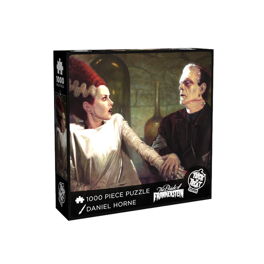Frankenstein with Bride Jigsaw Puzzle