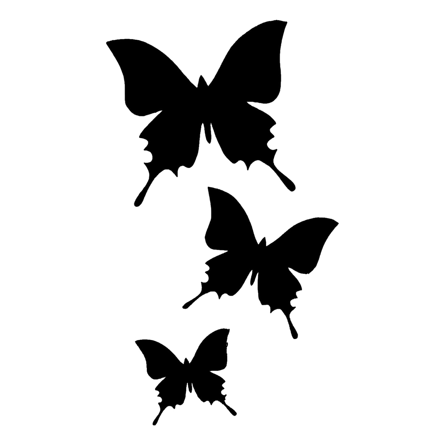 Cascading Butterflies Adhesive Stencil