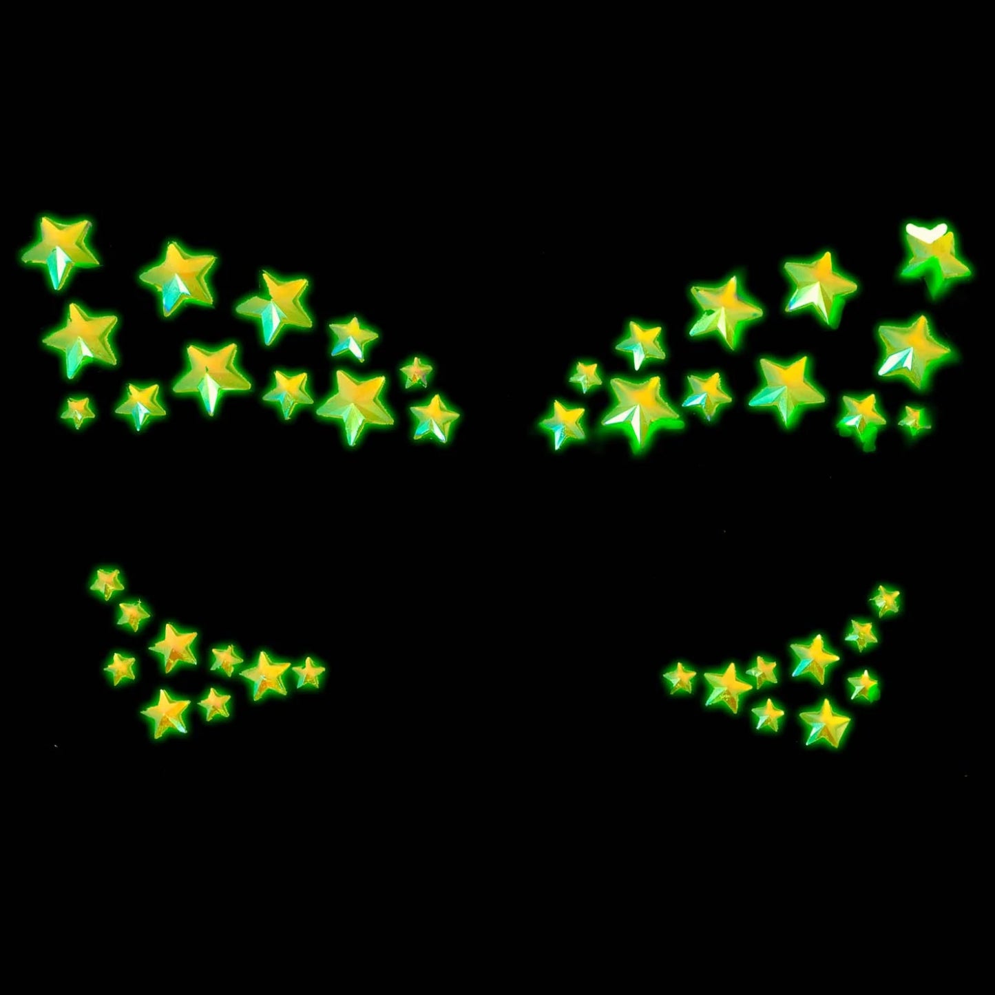 Celeste Glow In The Dark Face Jewels