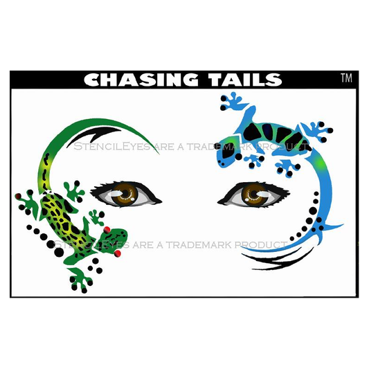 Chasing Tails Stencil