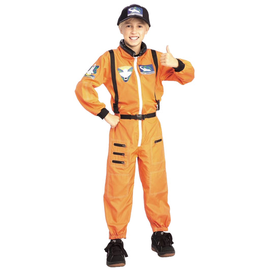 Child Orange Astronaut