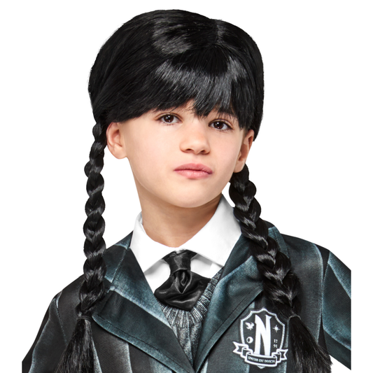Child Wednesday Wig