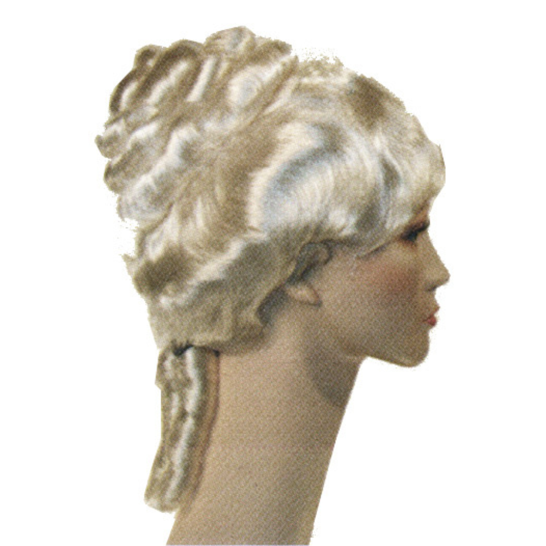 Colonial Lady Wig - White