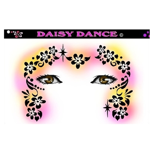 Daisy Dance Face Stencil