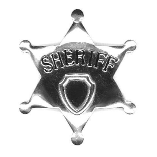 Deluxe Sheriff Badge