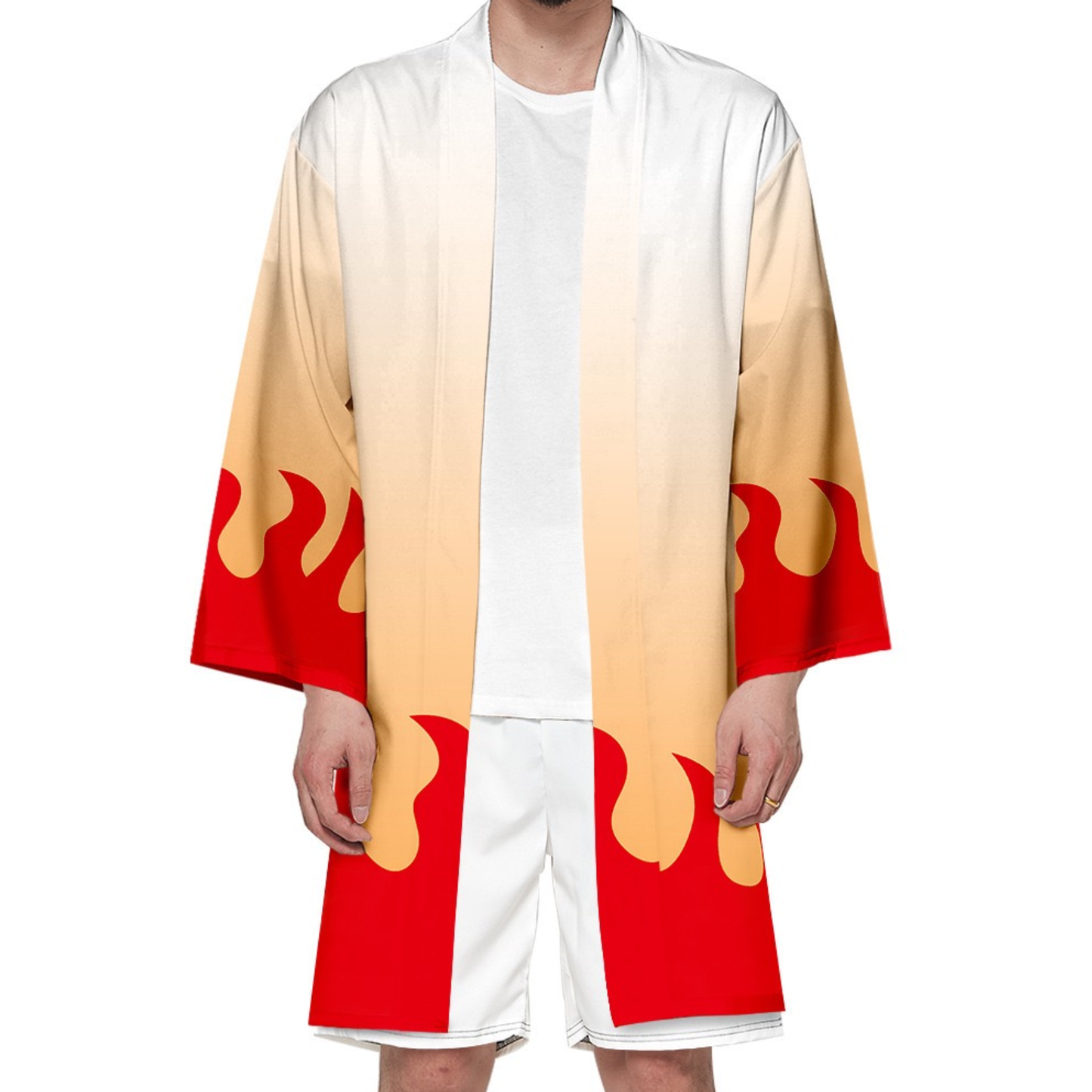 Anime Demon Flame Kimono