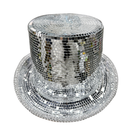 Disco Tile Top Hat