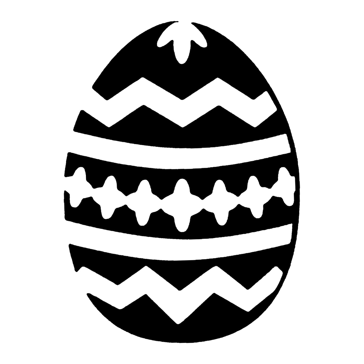 Easter Egg Adhesive Stencil