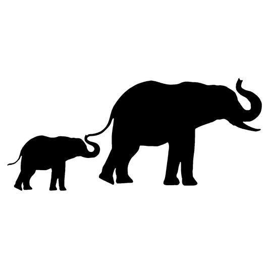 Elephant Walk Adhesive Stencil