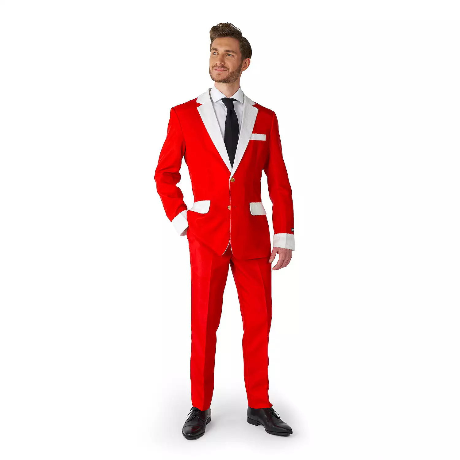 Faux Fur Santa Suit