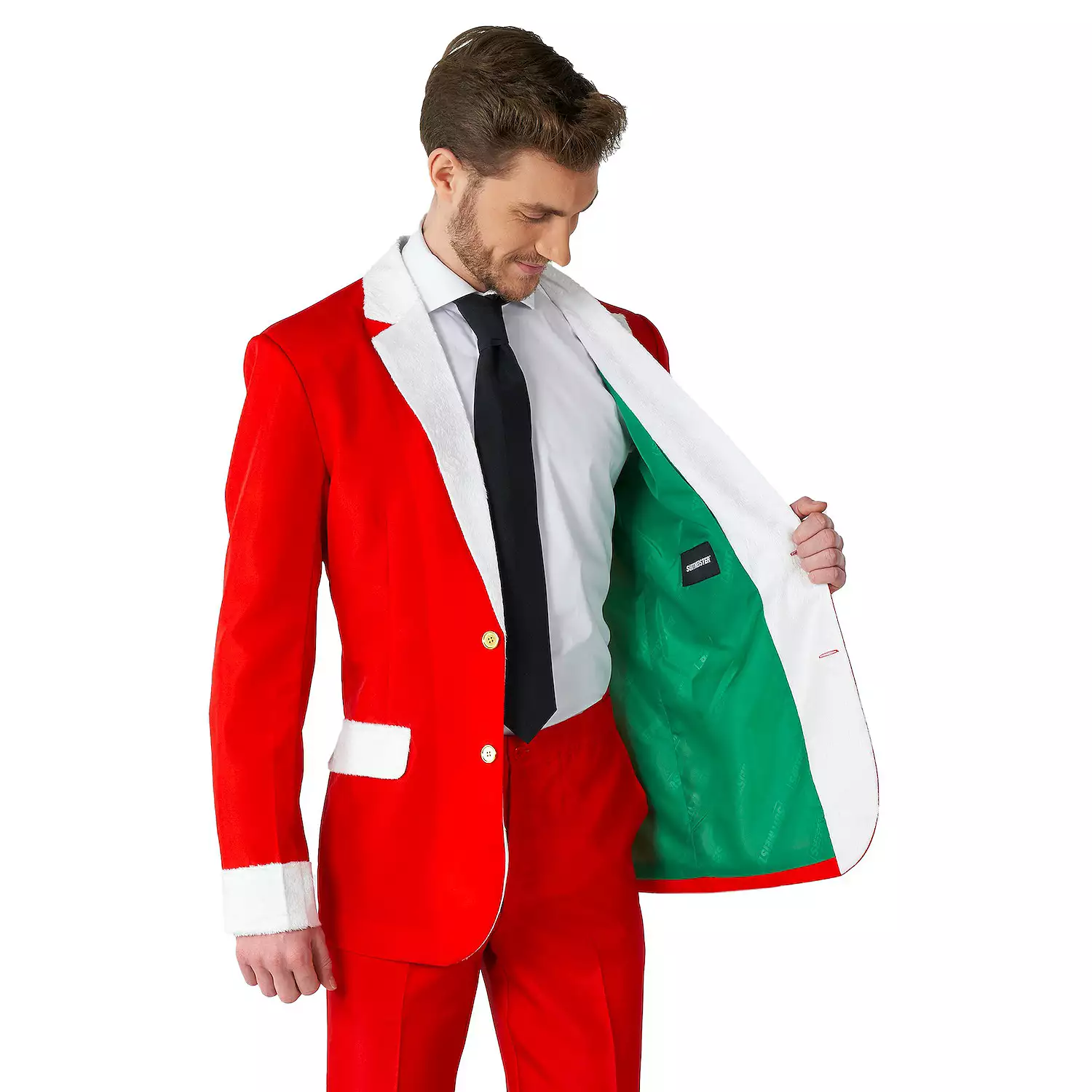 Faux Fur Santa Suit