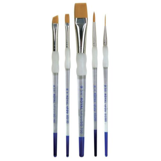 Artist 5 Piece Brush Set | Flat