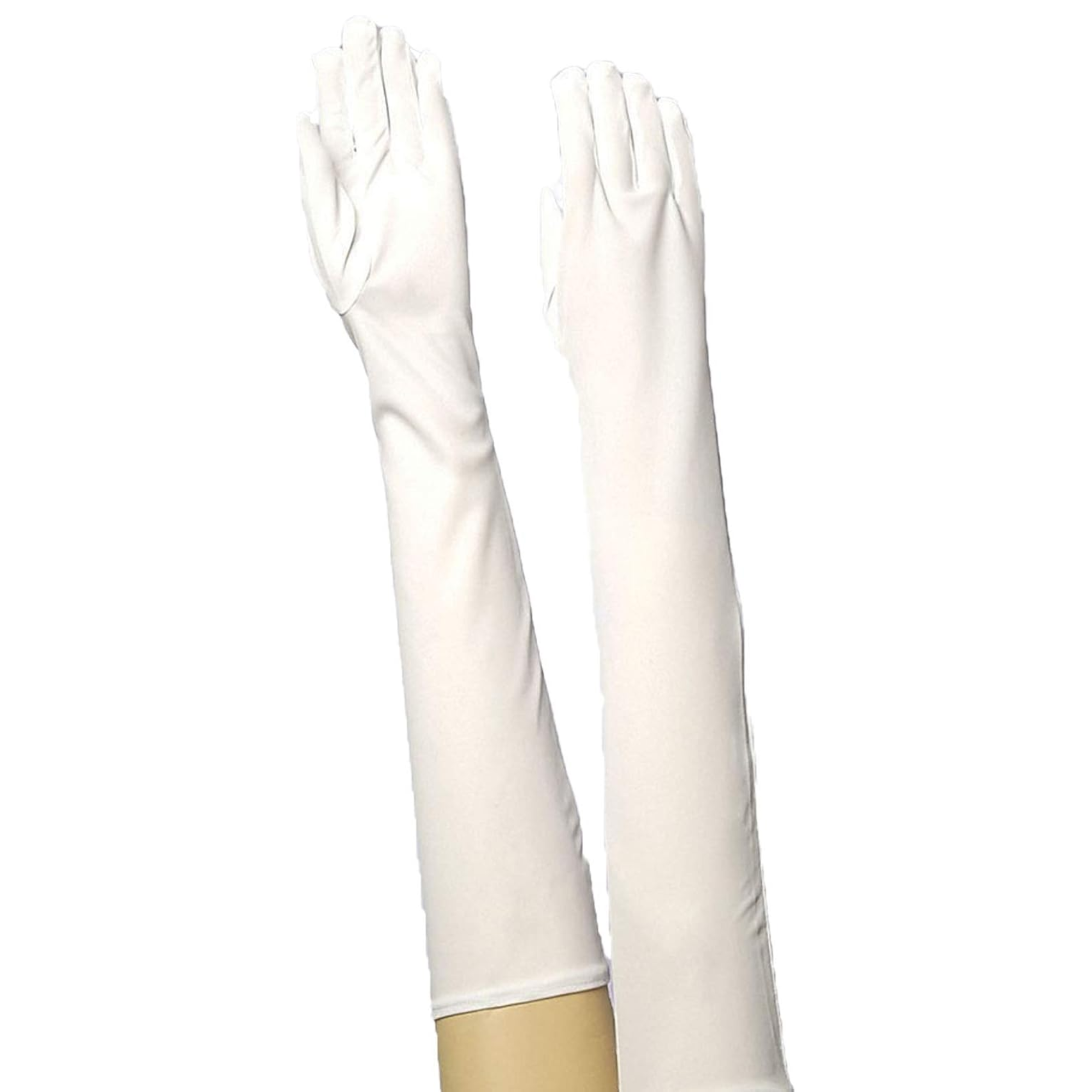 Long Gloves White