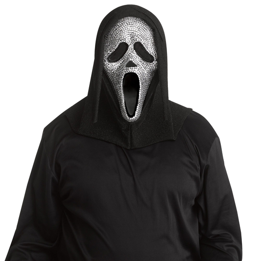 Ghost Face Crystal Bling Mask