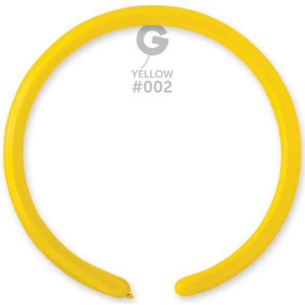 Gemar Yellow 260Q Balloons