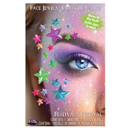 Glow in the Dark Face Jewels