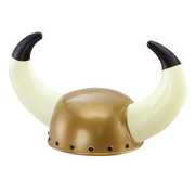 Gold Viking Helmet