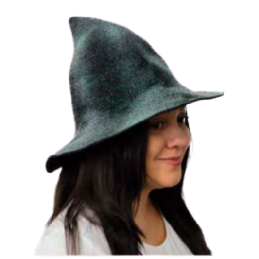 Pixie Glitter Salem Witch Hat