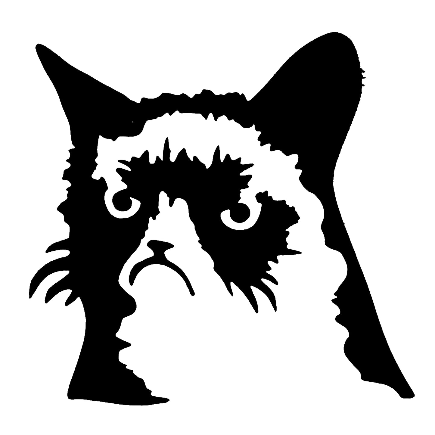 Grumpy Cat Adhesive Stencil