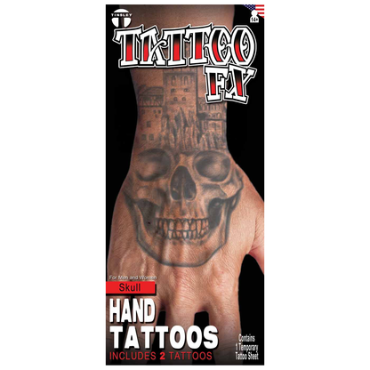 Tinsley Skull Hand Tattoo