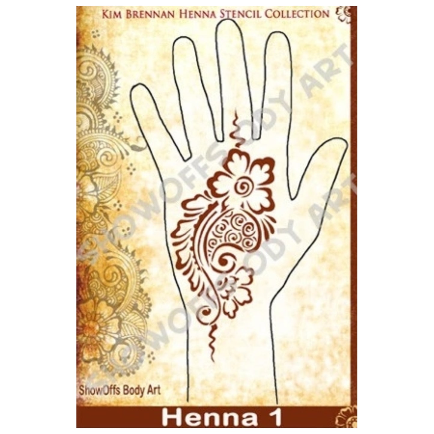 Henna #1 Stencil
