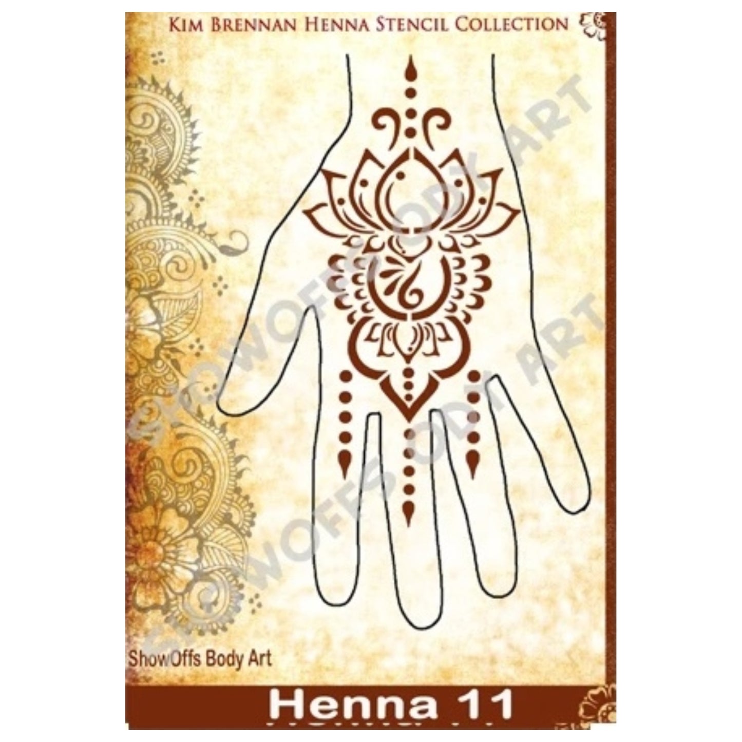 Henna #11 Stencil