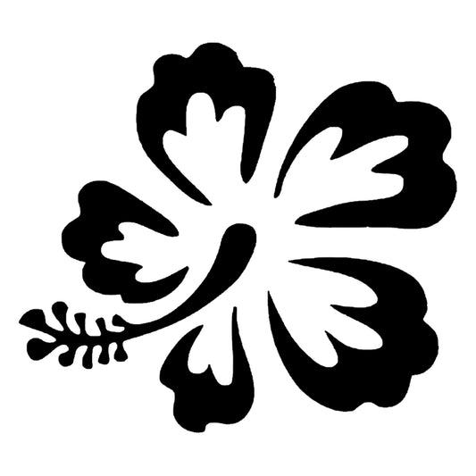 Hibiscus Stencil