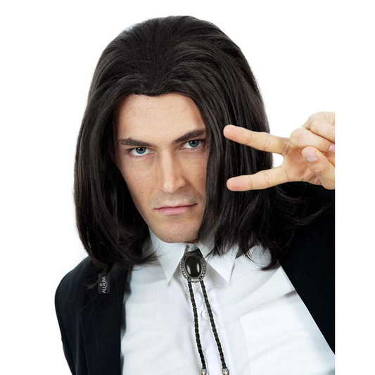 90's Hitman Black Vincent Pulp Fiction Wig