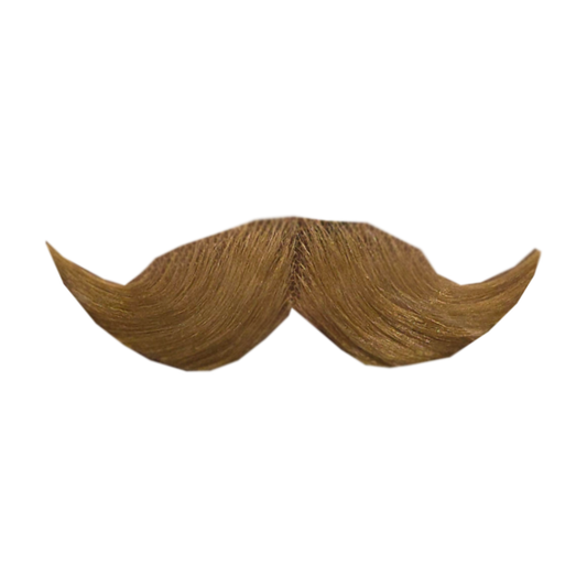 Human Hair Debonaire Moustache Blonde