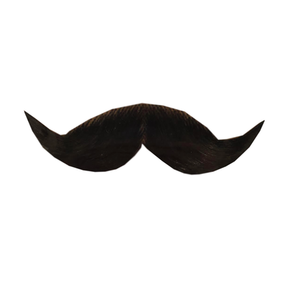 Human Hair Debonair Moustache Black