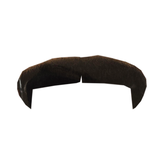 Human Hair Villain Moustache Black