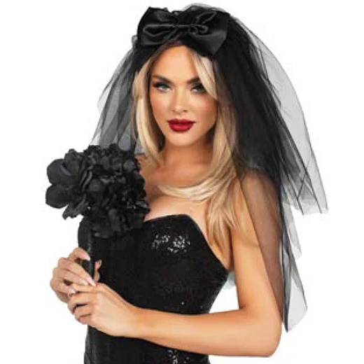 Black Wedding Veil