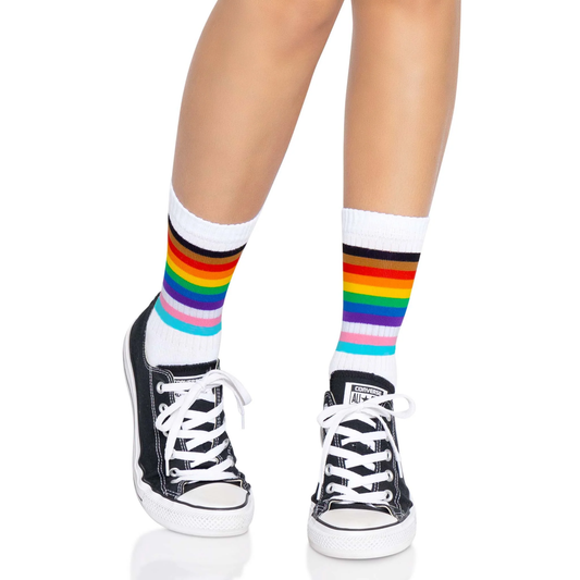 Rainbow Pride Crew Socks