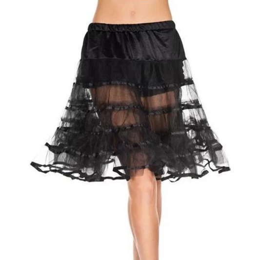 Long Black Petticoat