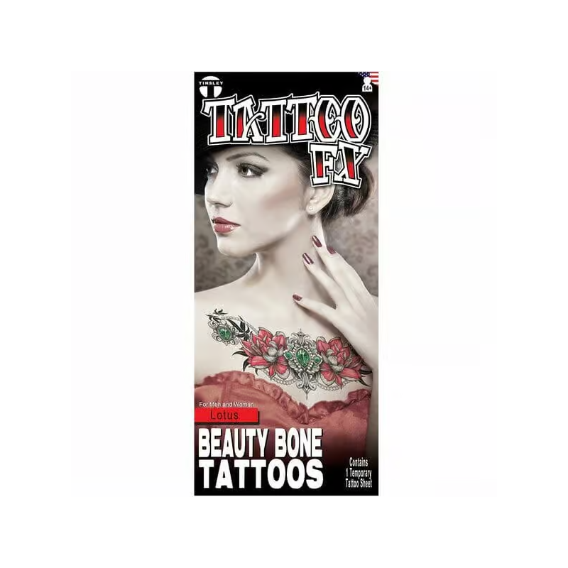 Beauty Bone Lotus Tattoo