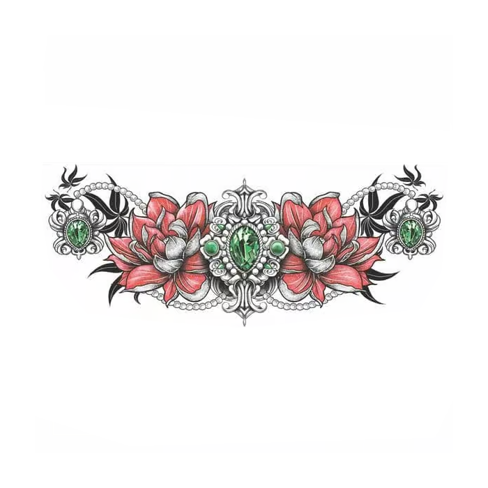 Beauty Bone Lotus Tattoo