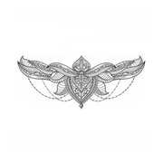 Beauty Bone Mandala Tattoo