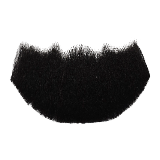 Human Hair Medium Chin Beard Black