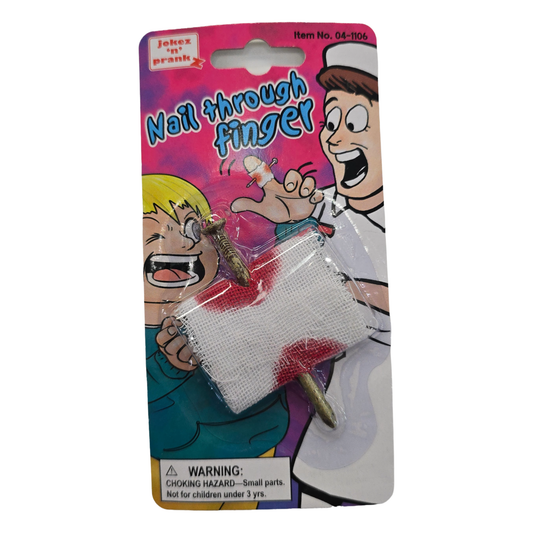 Nail Through Finger Joke