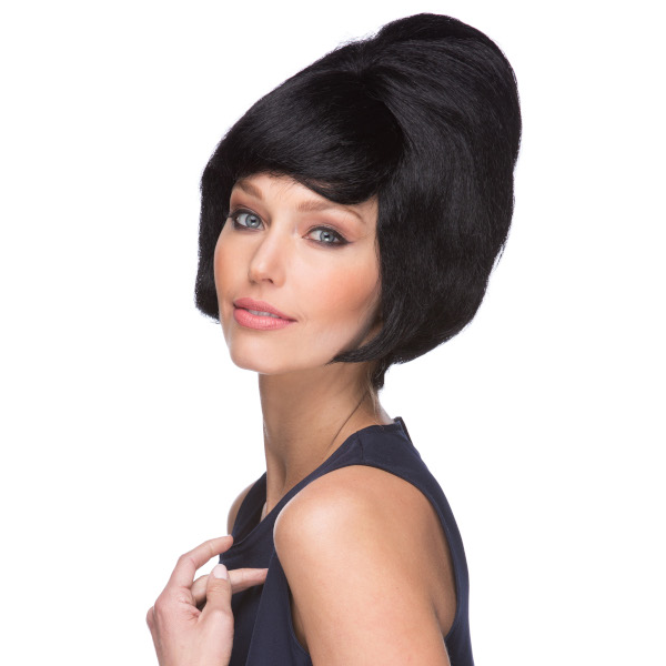 Black Beehive Wig