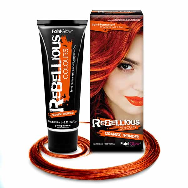 Orange Thunder Semi-Permanent Hair Dye