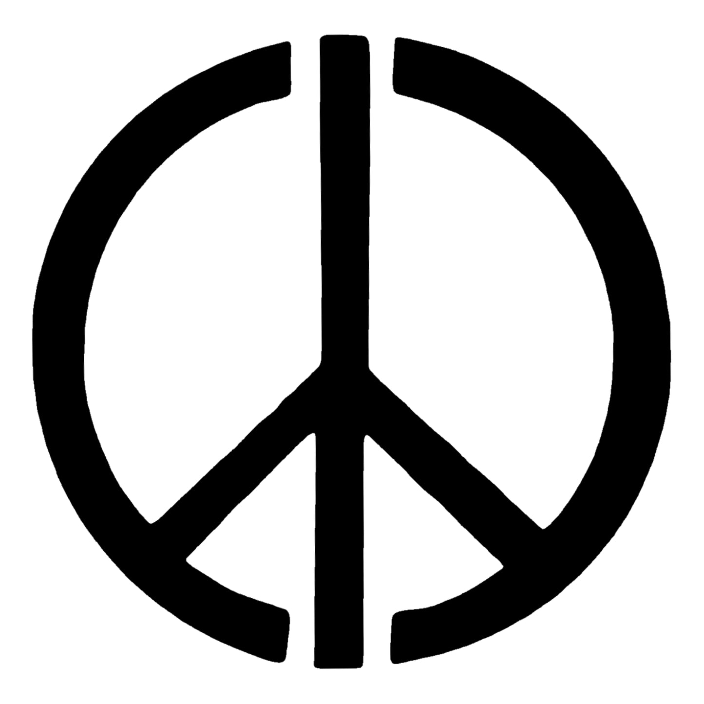 Peace Sign Adhesive Stencil
