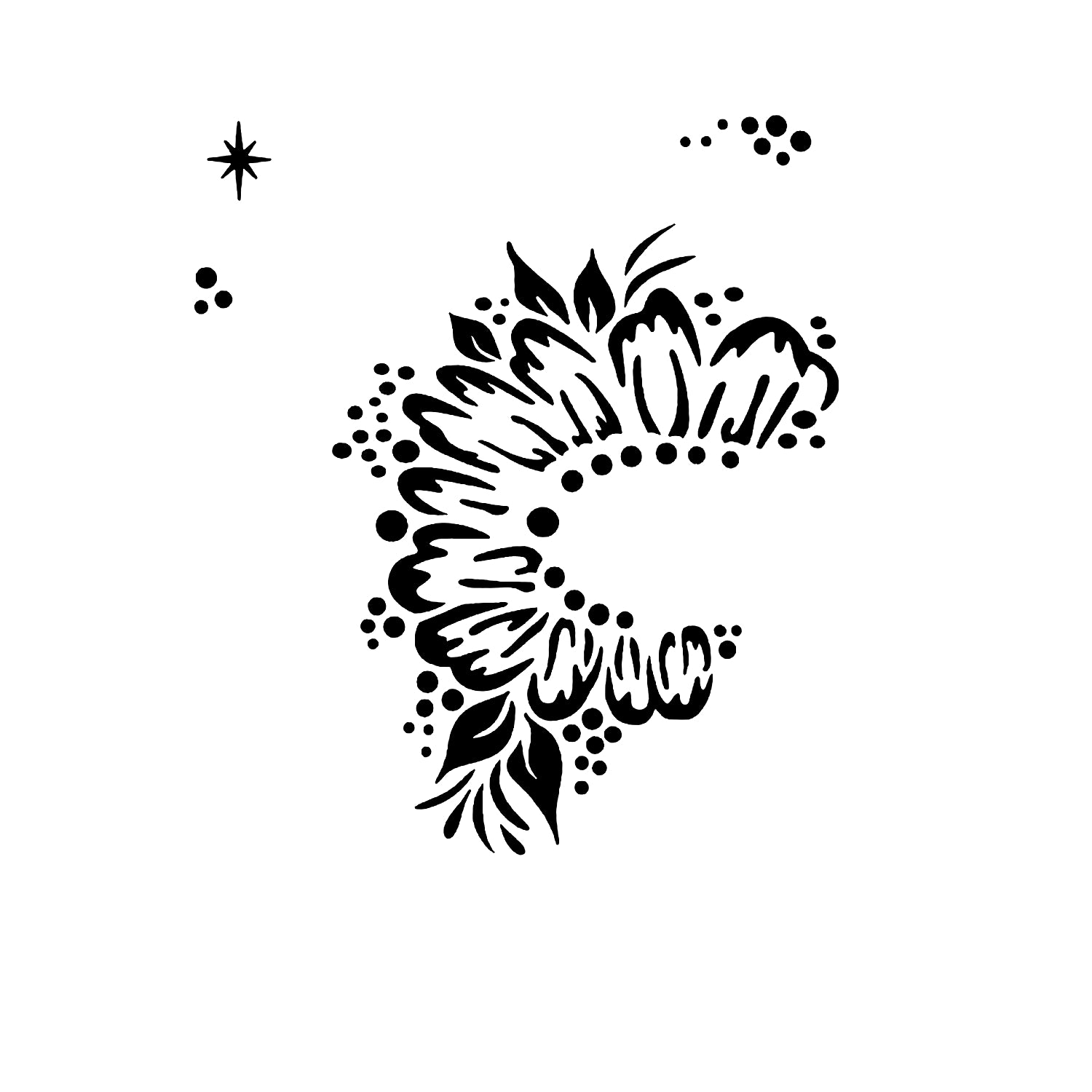 Petunia Stencil
