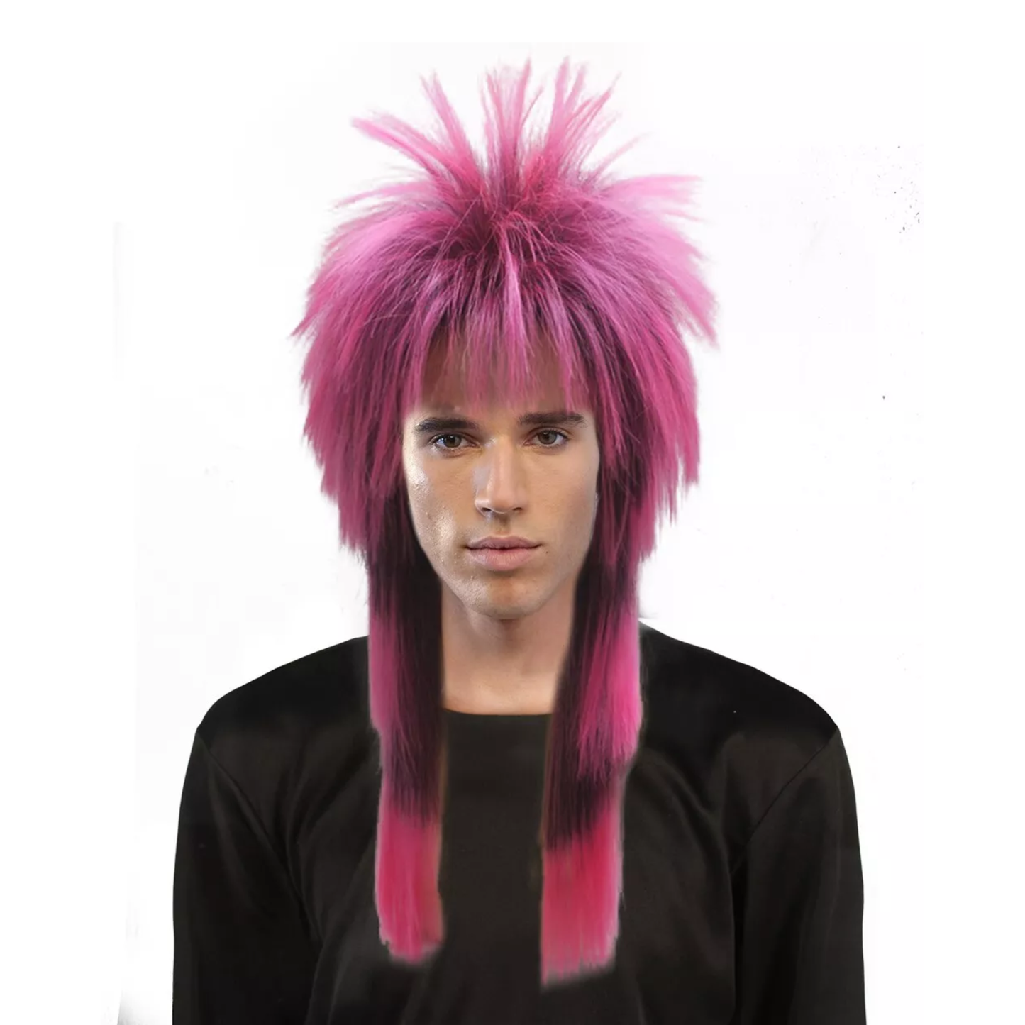 Pink Rocker Wig