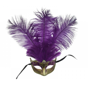 Purple Feather Mask