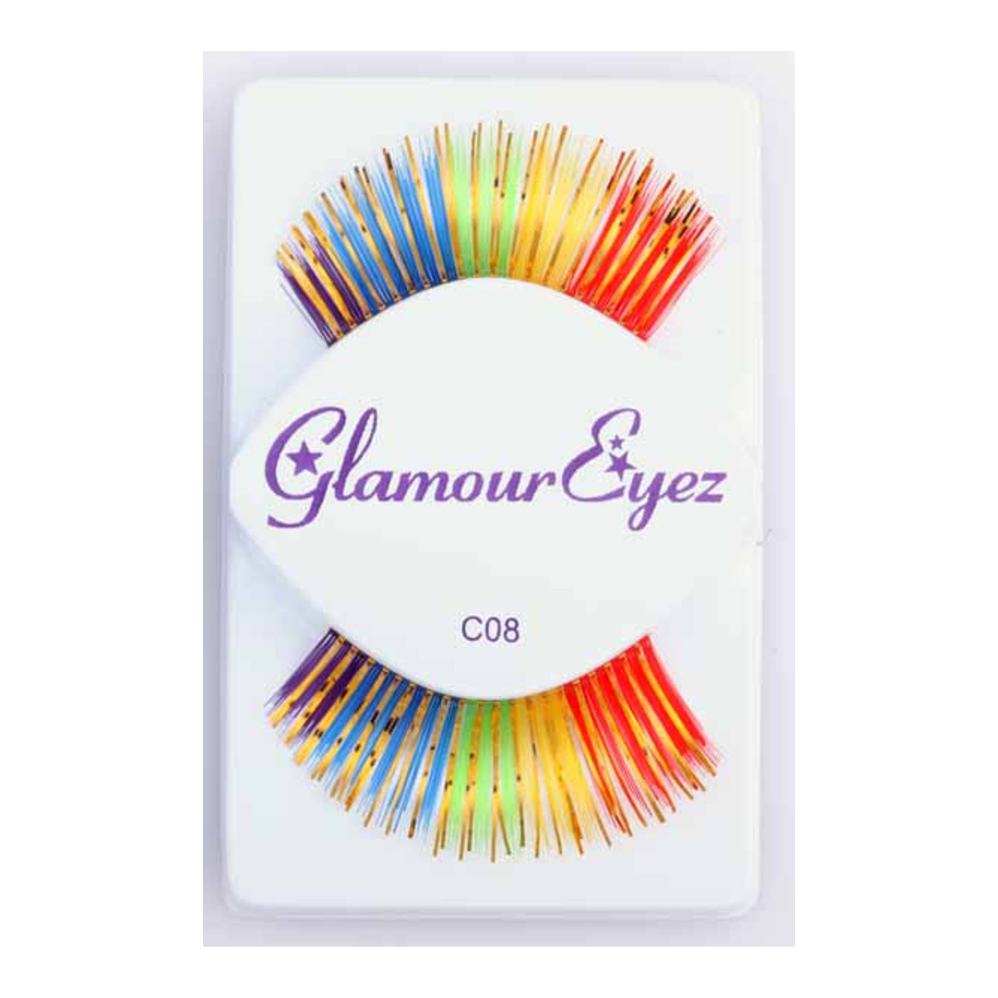 Rainbow With Gold Eyelashes
