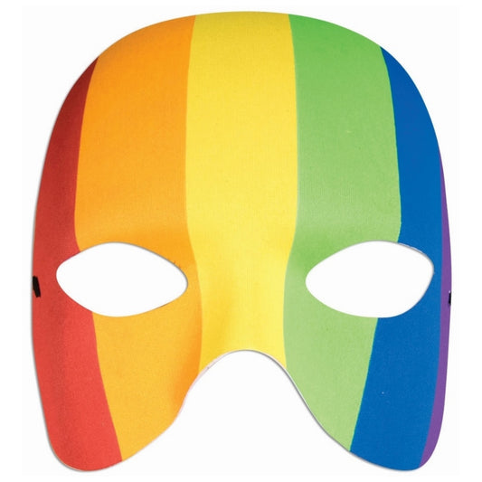 Rainbow Half Mask